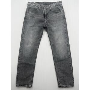 Levi's 502 Mens Jeans Gray Wash Straight Leg W32 XL30